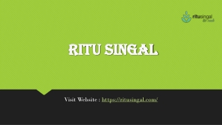 Ritu Singal, Best Life Coaching and Counselling in India