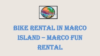 Bike Rental in Marco Island – Marco Fun Rental