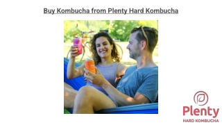 Buy Kombucha from Plenty Hard Kombucha