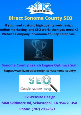 Direct Sonoma County SEO