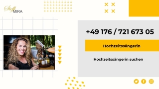 Hochzeitssängerin suchen