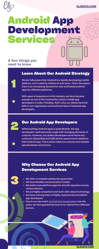 Best Android App Development Services by Eligocs