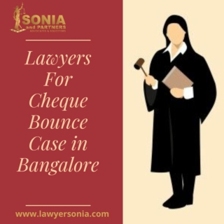 Check bounce lawyers in Bangalore