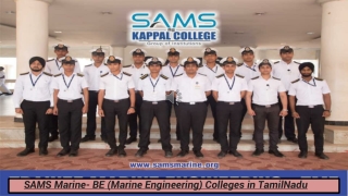 SAMS Marine- BE (Marine Engineering) Colleges in TamilNadu