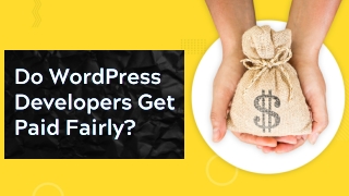 Do WordPress Developers Get Paid Fairly