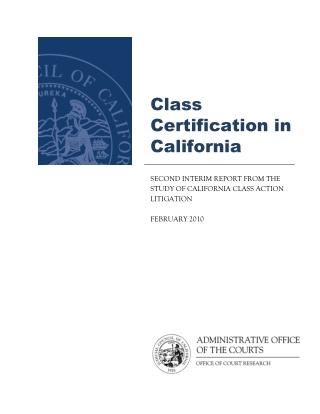 Class Certification in California - Marcarian Law Firm Resources