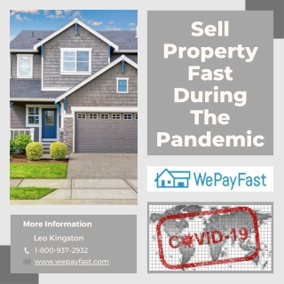 Sell Property Fast During The Pandemic