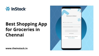 Best Shopping App for Groceries in Chennai - InStock
