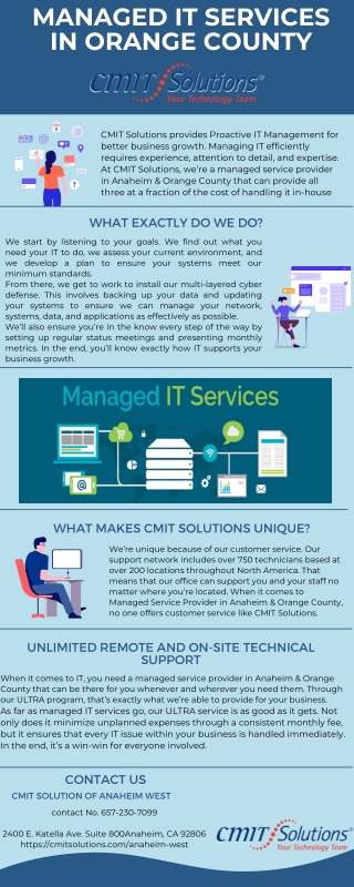 Managed IT Services in Orange County