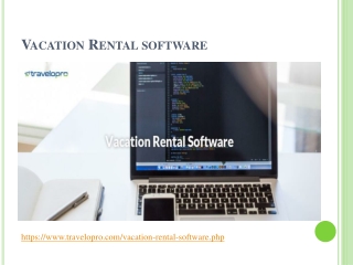 Vacation Rental software