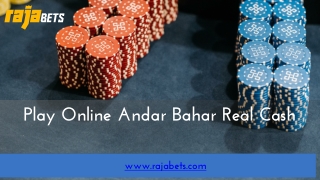 Play Online Andar Bahar Real Cash