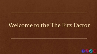 The Fitz Factor: The Best Wellness Coach In NY