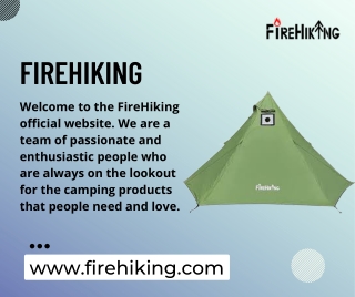 FireHiking - Hot Tent and Camping Stove For Sale