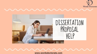 Dissertation Proposal Help - Words Doctorate