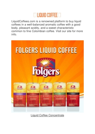 LiquidCoffees