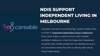 NDIS Support Independent Living in Melbourne