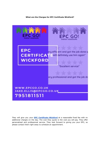 What are the Charges for EPC Certificate Wickford.pdf