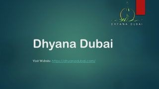 Top Meditation and Yoga Classes in Dubai | Dhyana Dubai