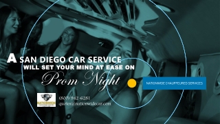 A San Diego Car Service Will Set Your Mind at Ease on Prom Night