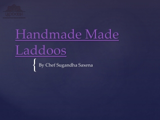 Handmade Made Laddoos