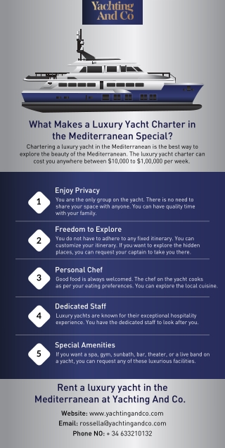 What Makes a Luxury Yacht Charter in the Mediterranean Special?