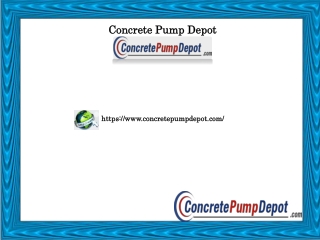 Putzmeister Used Concrete Pumps for sale, concretepumpdepot.com