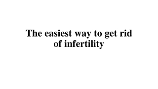 Tips to overcome infertility