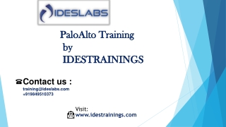 PaloAlto Training ppt