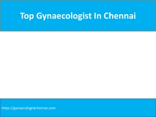 top gynaecologist in chennai