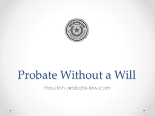 Probate Without a Will - Houston-probate-law.com