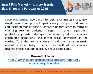 Europe Smart Pills Market