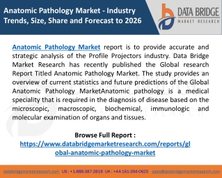 Global Anatomic Pathology Market