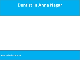 dental clinic in anna nagar