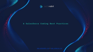 6 Salesforce Coding Best Practices