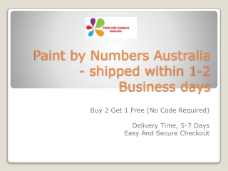 Paint by Numbers Australia- shipped within 1-2 Business days