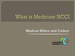 What is Medicare NCCI