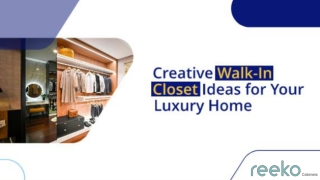 Creative Walk-In Closet Ideas for Your Luxury Home