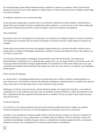 Aquí hay algunos consejos de las mejores empresas de mudanzas en España
