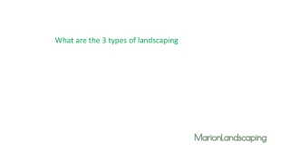 Get the best Landscape construction services through Marion Landscaping