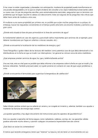 Tips de de una empresa de mudanzas profesional para hacer una mudanza de forma e