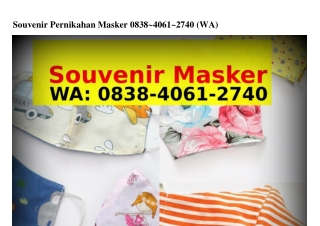 Souvenir Pernikahan Masker Ô8З8•4ÔᏮ1•2ᜪ4Ô{WhatsApp}