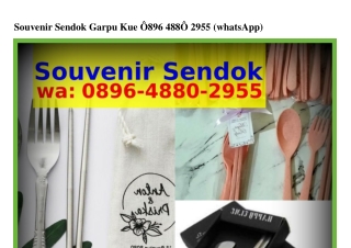 Souvenir Sendok Garpu Kue Ô8ᑫϬ-ㄐ88Ô-2ᑫ55(WA)