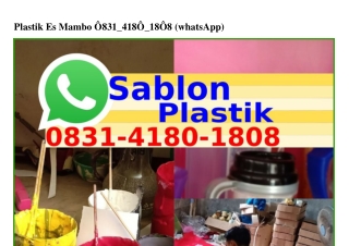 Plastik Es MamboPlastik Es Mambo Ö8Зl·Կl8Ö·l8Ö8{WhatsApp}