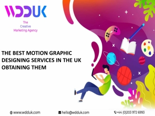 The Best Motion Graphic Designing Services In The Uk Obtaining Them
