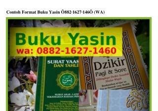 Contoh Format Buku YasinContoh Format Buku Yasin O882–l627–lᏎ6O[WhatsApp]