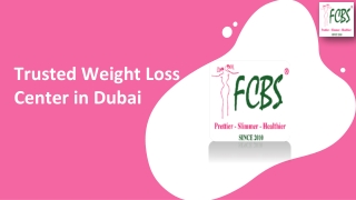 Weight Loss Treatment in Dubai - FCBS