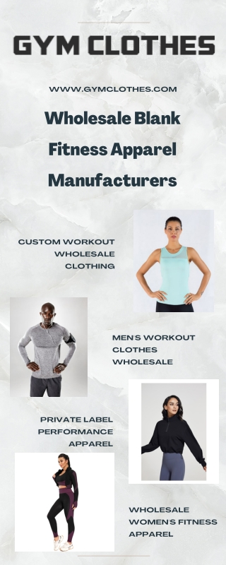 Wholesale Fitness Apparel Manufacturer