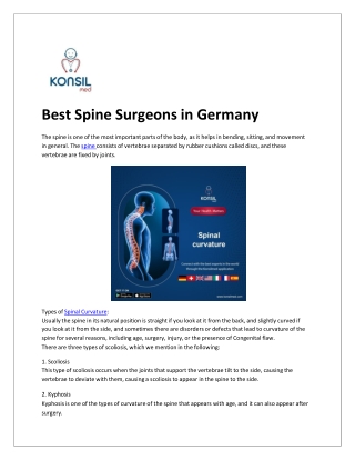 Best Spine Surgeons in Germany