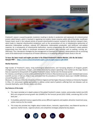 Friedreich’s Ataxia Market
