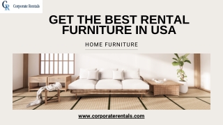 Best Rental Furniture in USA